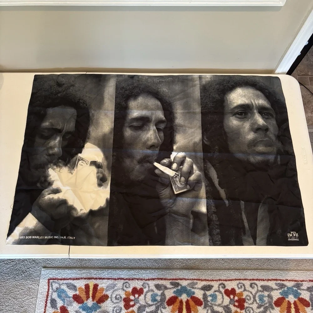 Vintage‎ Bob Marley Fabric Tapestry Poster Wall Hang 28